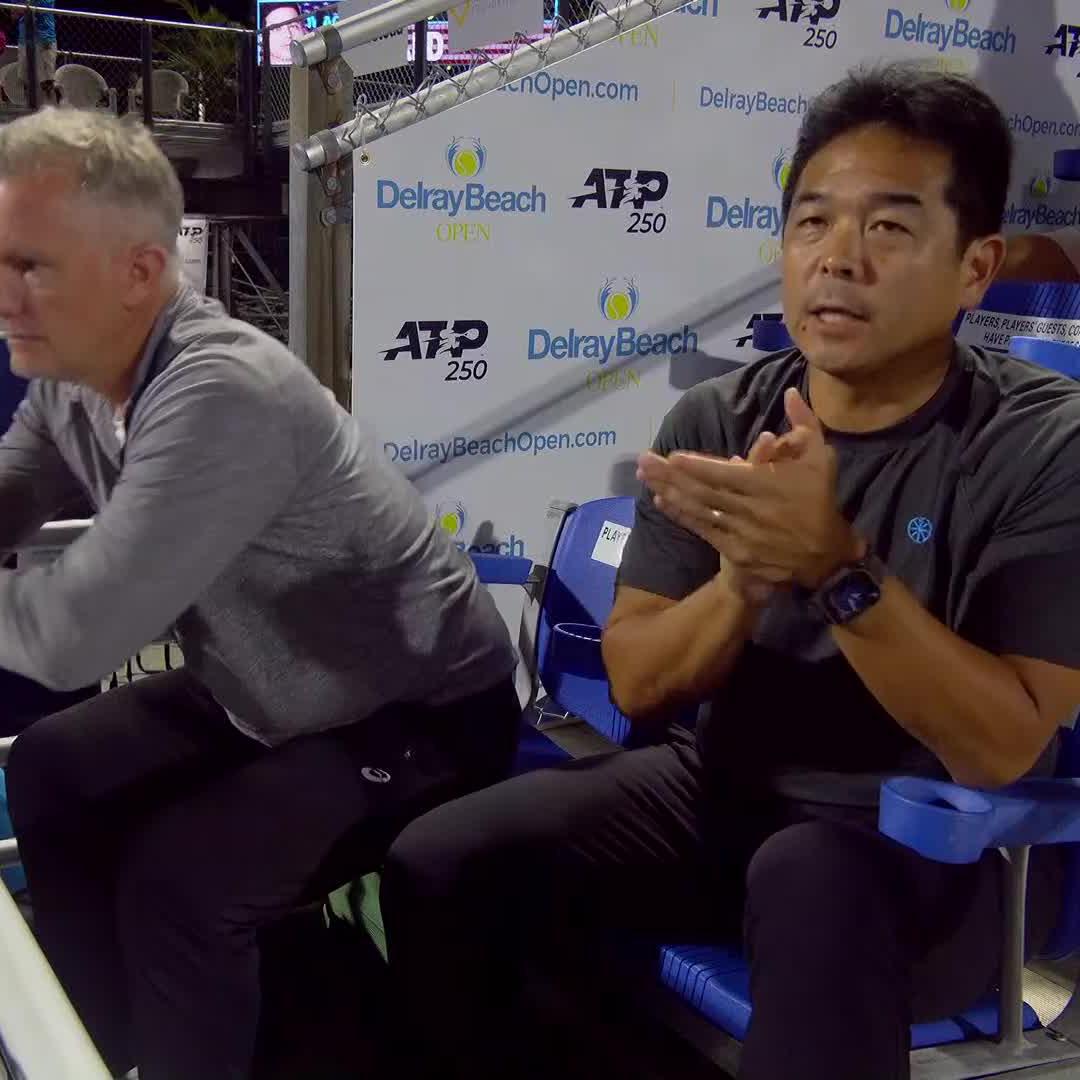 Don't serve there 🤯 Kei's Forehand return is on fire 🔥 #DBOpen