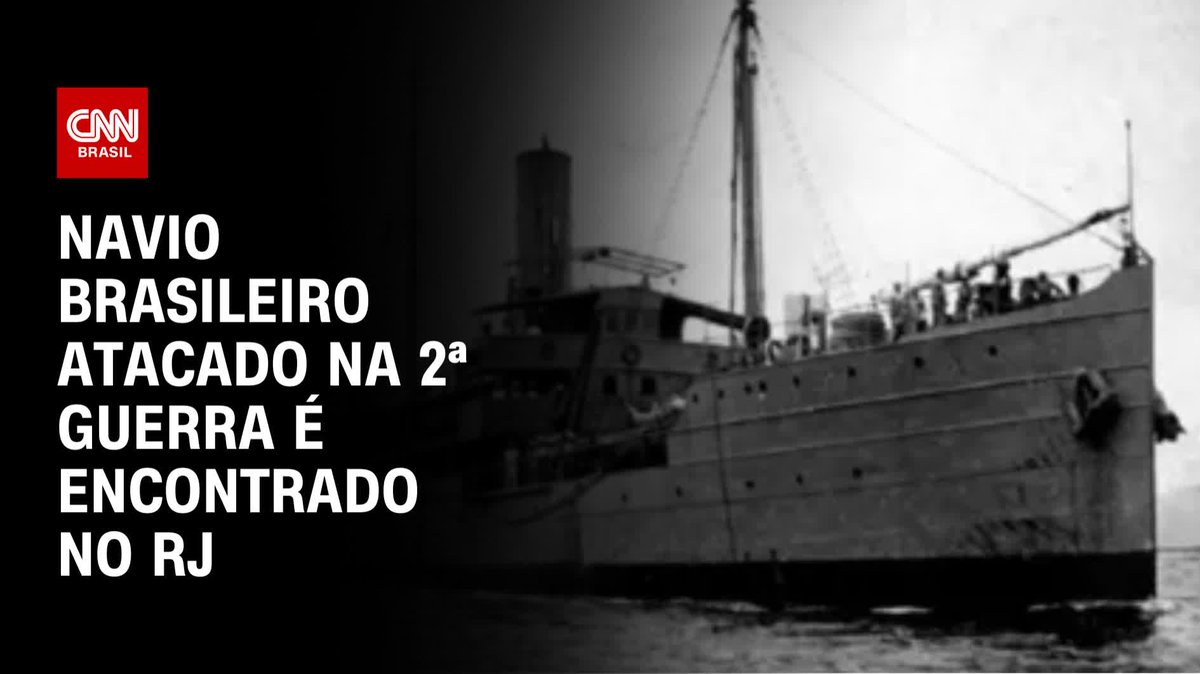 Um navio da Marinha foi encontrado a 65 km do litoral do Rio de Janeiro. A embarcação foi afundada por nazistas na Segunda Guerra Mundial e deixou 99 brasileiros mortos. Mais de 80 anos depois, o naufrágio torna-se objeto de pesquisa para a história nacional. #CNNPrimeTime