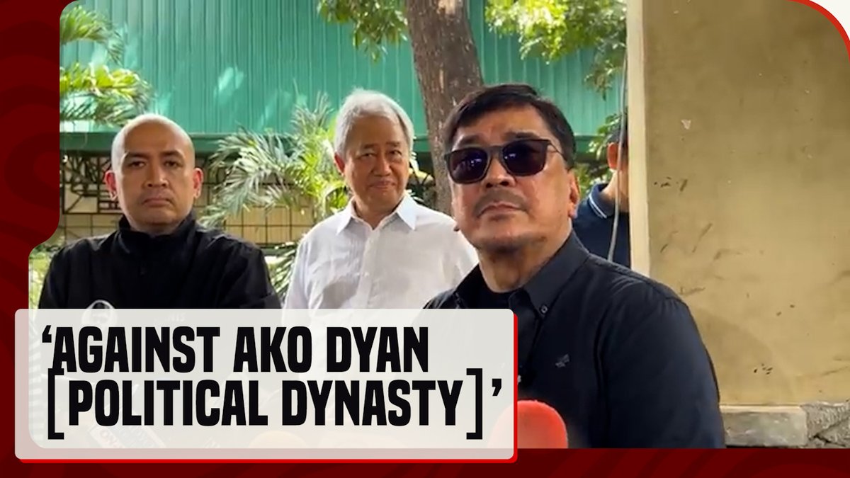 Mariing sinabi ni senatorial candidate Ben Tulfo na tutol siya sa political dynasty. Paliwanag ni Tulfo, ang political dynasty ay karaniwang kinabibilangan ng mga pamilya na mayroong balwarte at nagpapalitan lang sa posisyon.