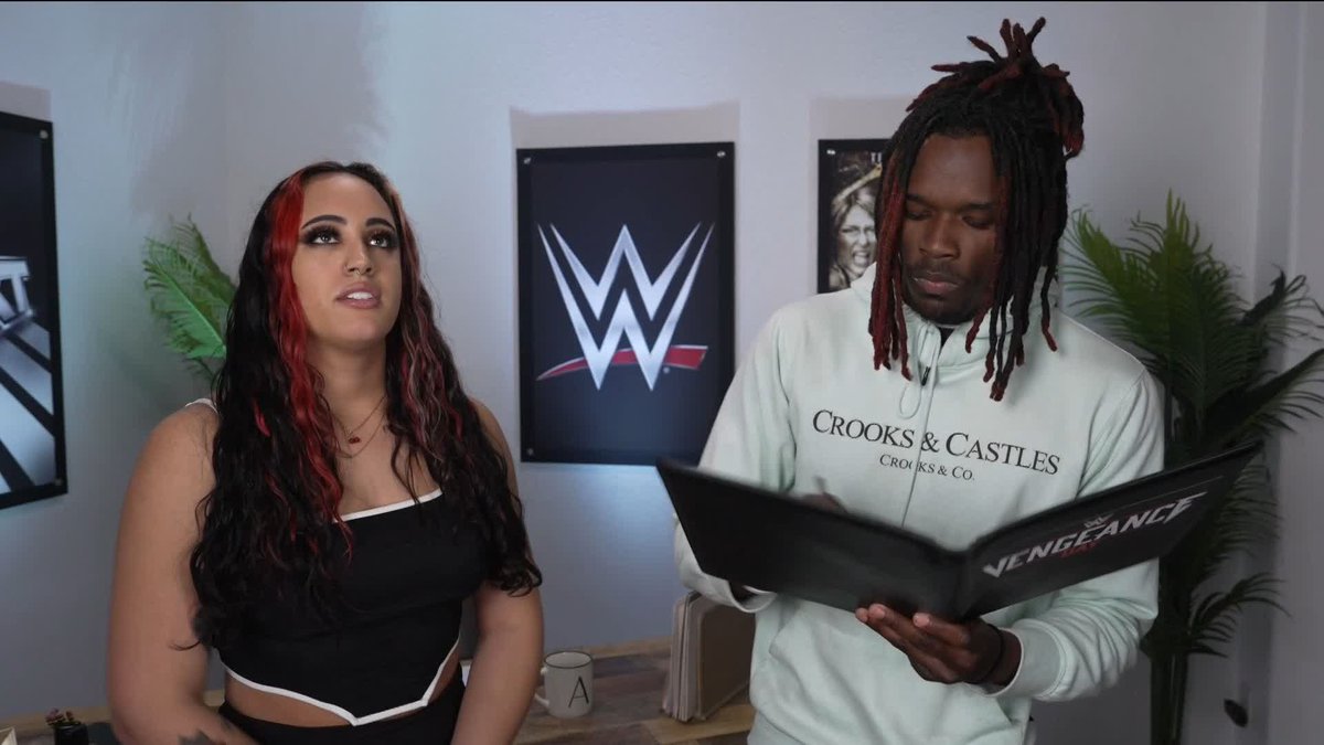 "That's a risk I'm willing to take." Je’Von Evans is ready to risk EVERYTHING for a match with “All Ego” Ethan Page at #VengeanceDay! 😬 #WWENXT