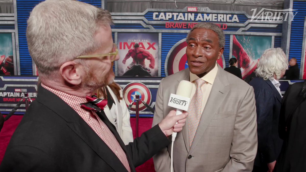 #CaptainAmerica star Carl Lumbly, who played the first Black superhero on television, reflects on how the world has changed: "I think the world is more open to the idea of a Black superhero."