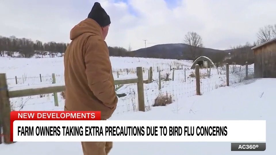 Farm owners are going the extra mile to protect their livestock, and livelihood, from the spread of bird flu. @JasonCarrollCNN has the story.