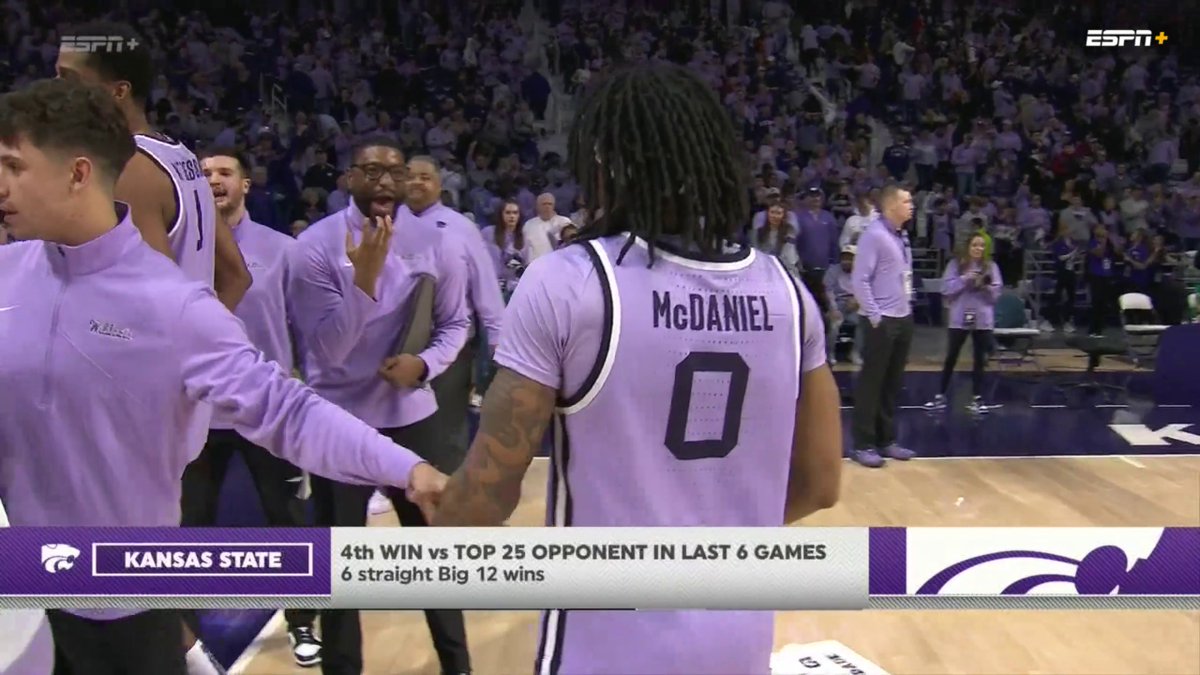 K-STATE TAKES DOWN NO. 13 ARIZONA‼️ Kansas State picks up their FOURTH WIN over a Top-25 opponent in their last six games 🔥