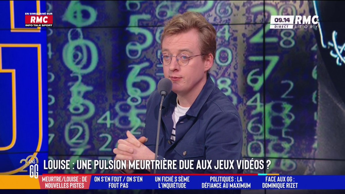 🎮 Louise : une pulsion meurtrière due aux jeux vidéo ? 🗣️ Antoine Diers : "L'auteur ne sera pas suffisamment puni par une justice laxiste. Il va sortir au bout de 20 ans. On va lui trouver des excuses avec les jeux vidéo." #GGRMC