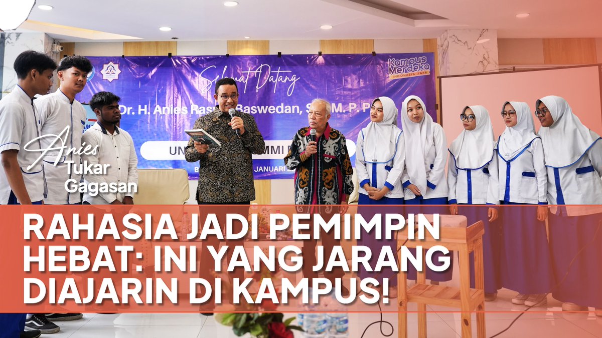 Apa sih yang membuat seseorang disebut sebagai pelajar yang baik, dan bagaimana itu bisa menjadi bekal untuk jadi pemimpin yang hebat di masa depan?