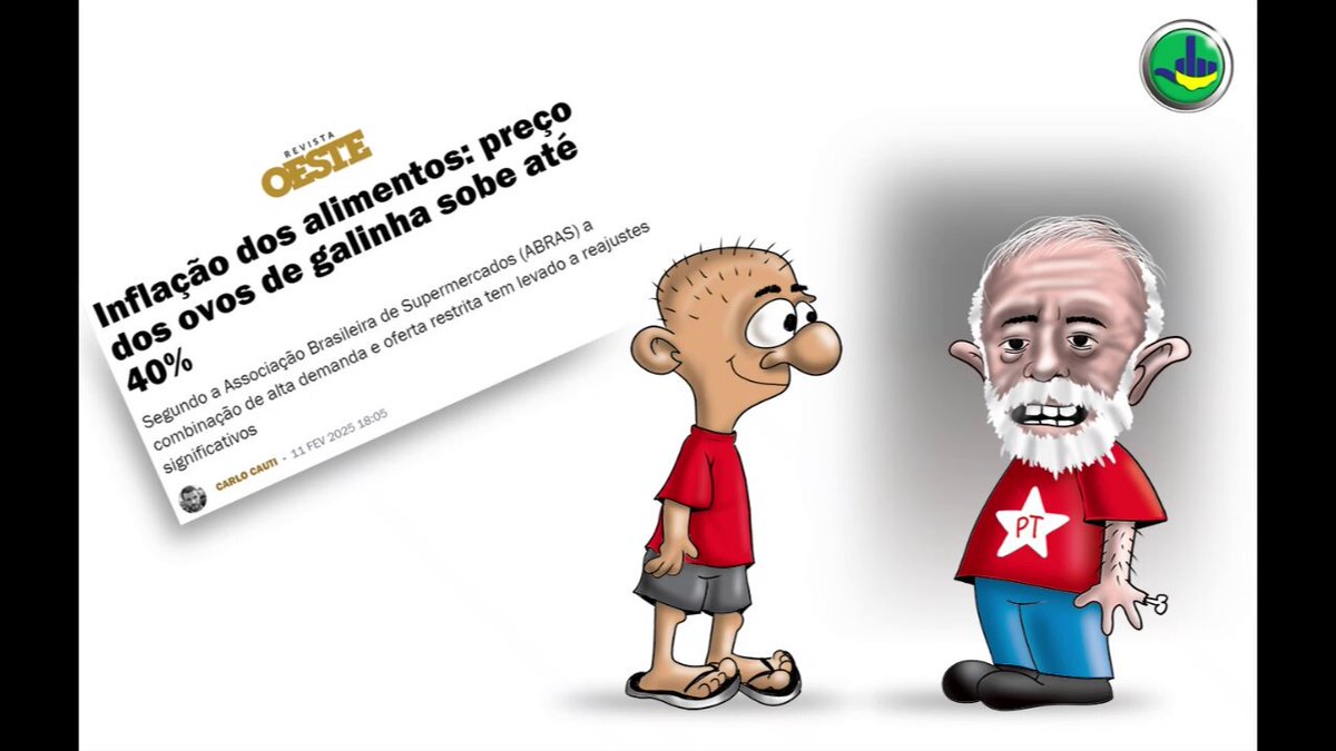Lula 23:59hs - Não tem picanha, mas pelo menos ainda dá pra comprar ovo. 0:00hs -
