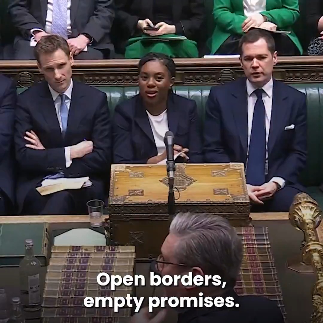 The Tories lost control of immigration. My Labour government is smashing the gangs and securing our borders.