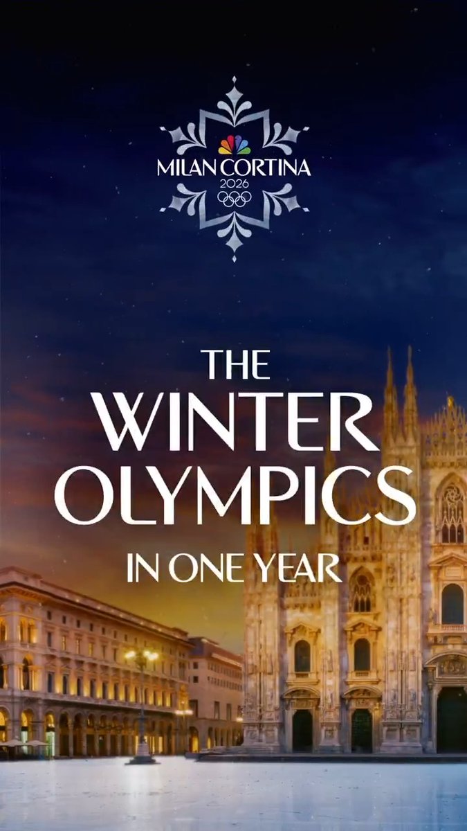 A dazzling display of excellence is ONE YEAR AWAY. #WinterOlympics