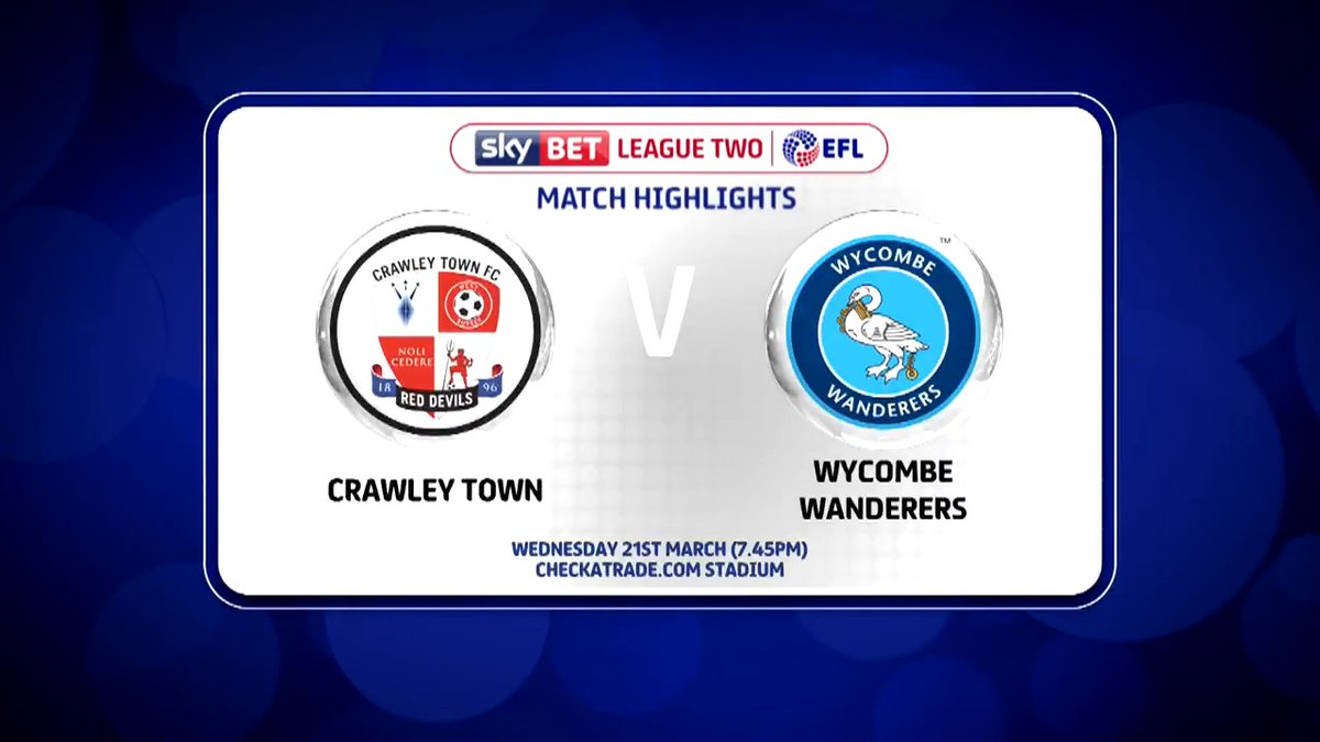 📺 Who was there at Crawley on the night we won 3-2 en route to winning promotion in 2018?