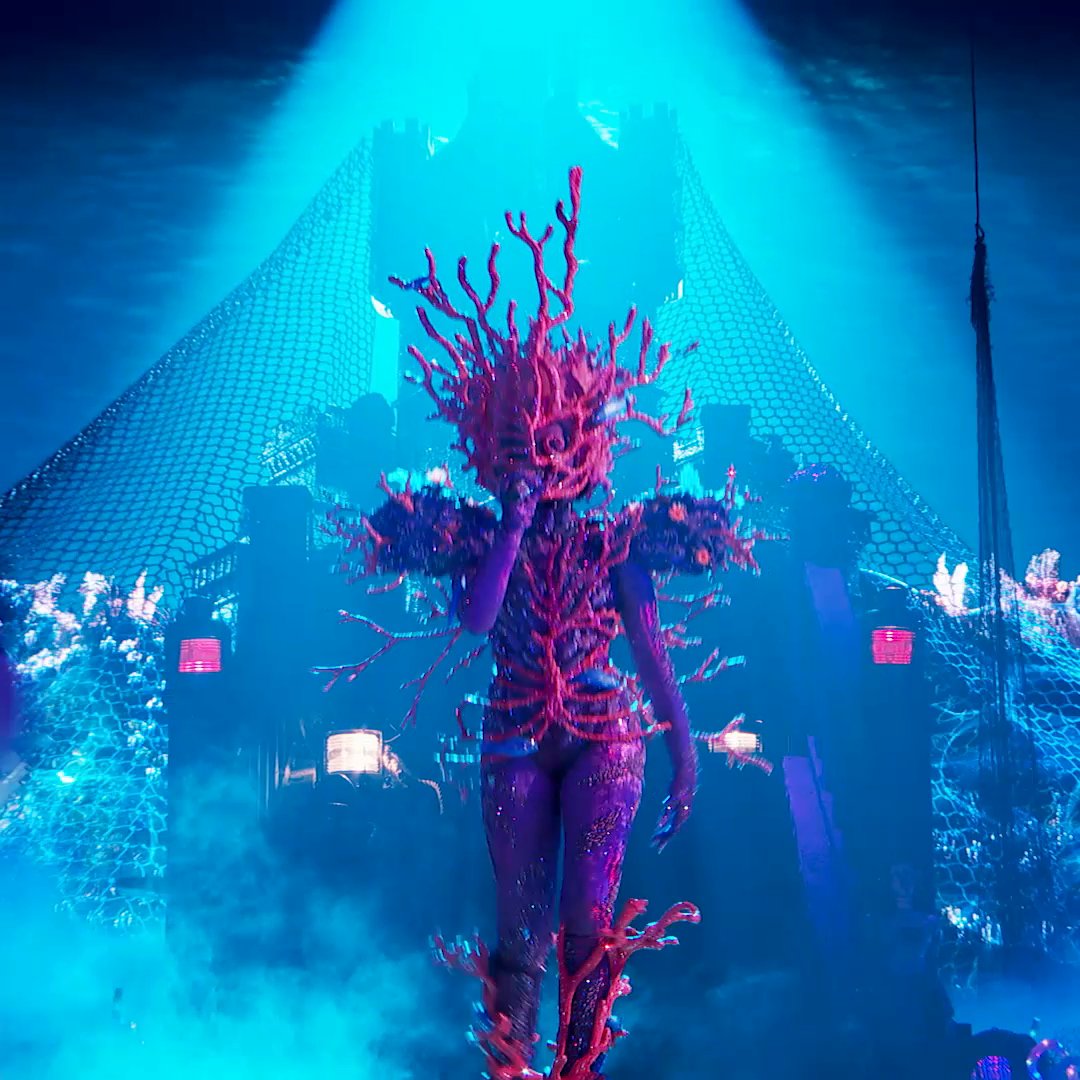 This ocean dweller has got some pipes on her! #CoralMask Don't miss more incredible performances on the Season 13 premiere of #TheMaskedSinger, tonight at 8/7c on FOX!