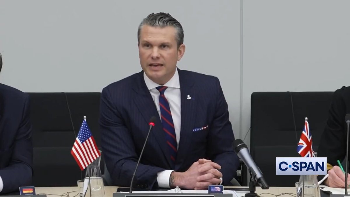 .@SecDef Hegseth: Returning to Ukraine's pre-2014 borders is an unrealistic objective. Chasing this illusionary goal will only prolong the war and cause more suffering...The U.S. does not believe that NATO membership for Ukraine is a realistic outcome of a negotiated settlement.