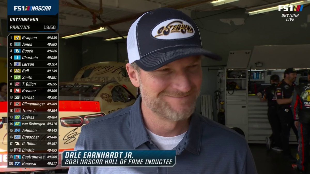 This is something new for Dale Earnhardt Jr..