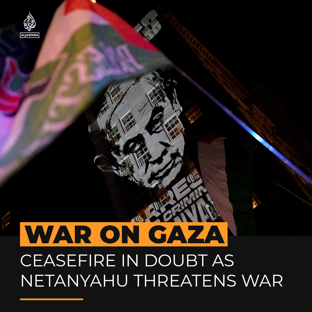 Israel's PM Benjamin Netanyahu says he will end the Gaza ceasefire if all the captives are not released by Saturday midday. The escalating crisis has drawn condemnation from around the world ⤵️