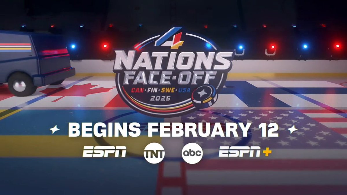 NHL stars from four countries hit the ice for bragging rights! 🤩 🏒 Here are all the details on how it's going down for the 4 Nations Face-Off 👇