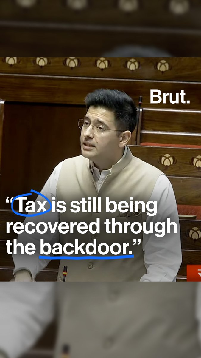 AAP MP Raghav Chadha argues how the tax rebate of Rs. 12 lakh alone does not benefit the middle class.