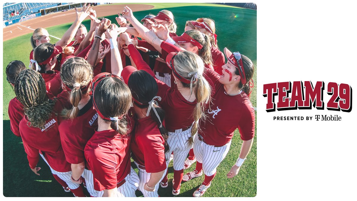 The best is yet to come. Catch the series premiere of Team 29 with Alabama Softball on Thursday! #RollTide | T-Mobile