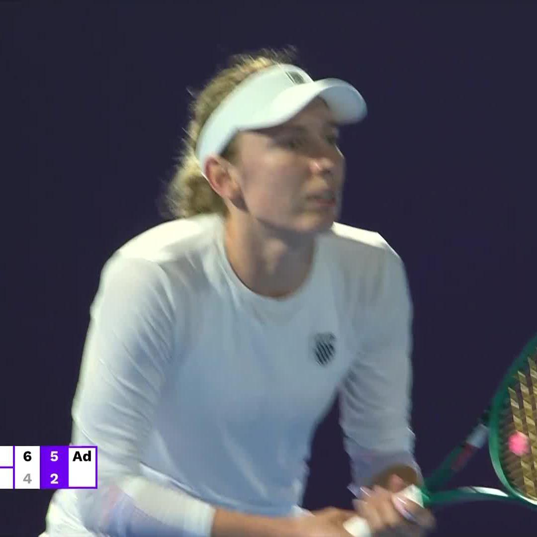This girl is on FIRE 🔥 Alexandrova continues to shine in Doha after defeating Mertens 6-4, 6-2. She will face Jessica Pegula next in the quarterfinals! #QatarTotalEnergiesOpen