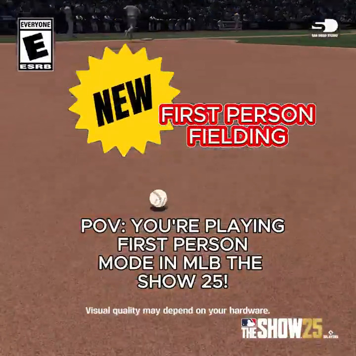 Get in the game with MLB The Show 25's new first-person fielding: