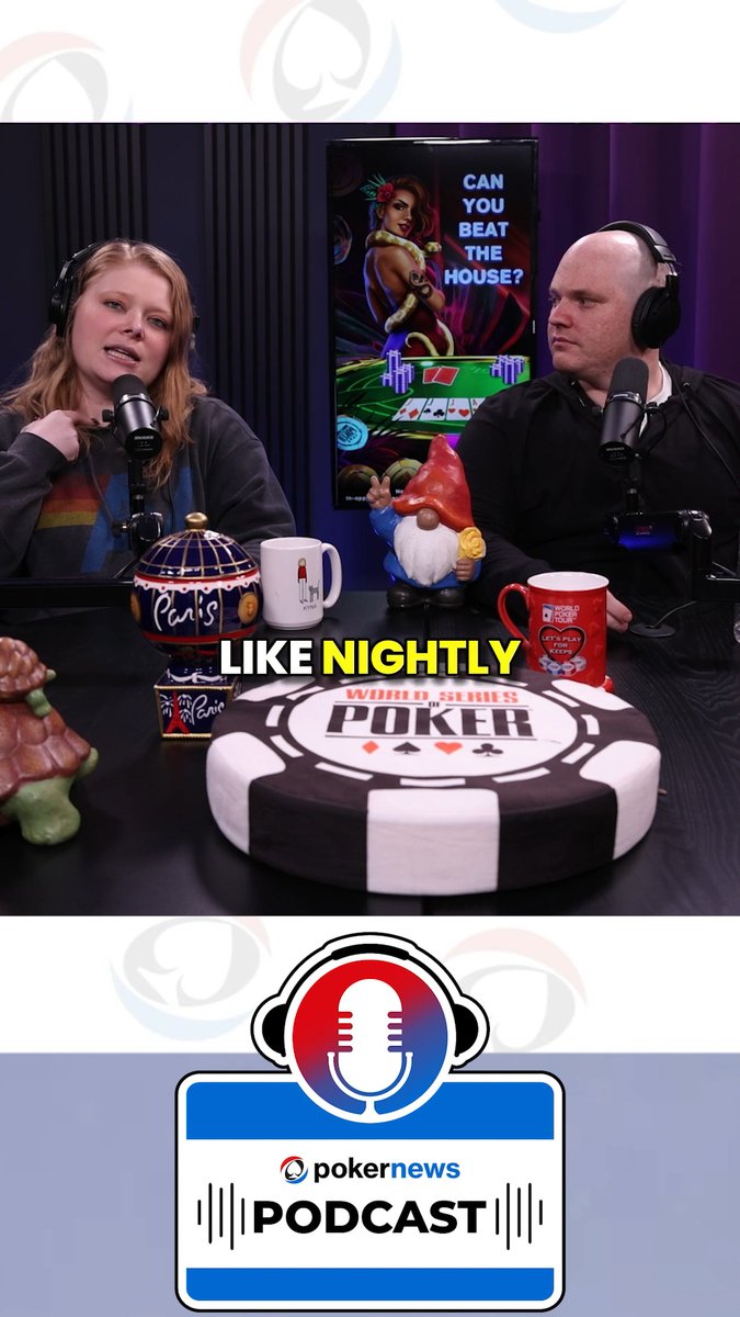 The image of Kyna C🍪🍪L walking round trying to talk people into a 30-way chop is sending us 😂 Check out the latest episode of the PokerNews Podcast on YouTube now👇