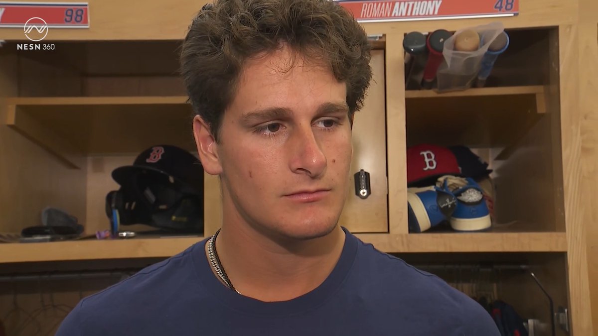 Every single time Roman Anthony talks to the media I need to remind myself he’s only 20.