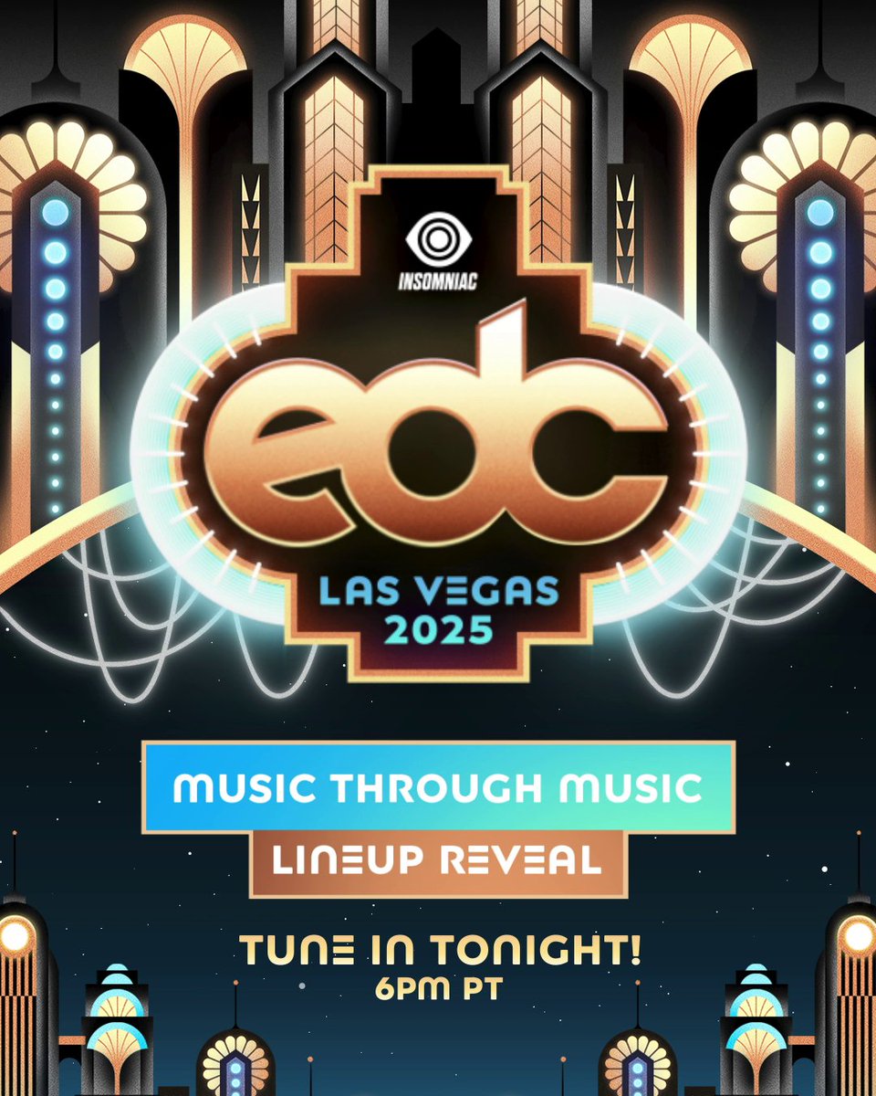 🚨 TONIGHT! 🚨 The #EDCLV2025 Lineup is coming to life through #MusicThroughMusic at 6pm PT! 🎶✨ Head to or the link in bio to tune in with @pasqualerotella & piece it all together with your fellow Headliners! 🫶👀