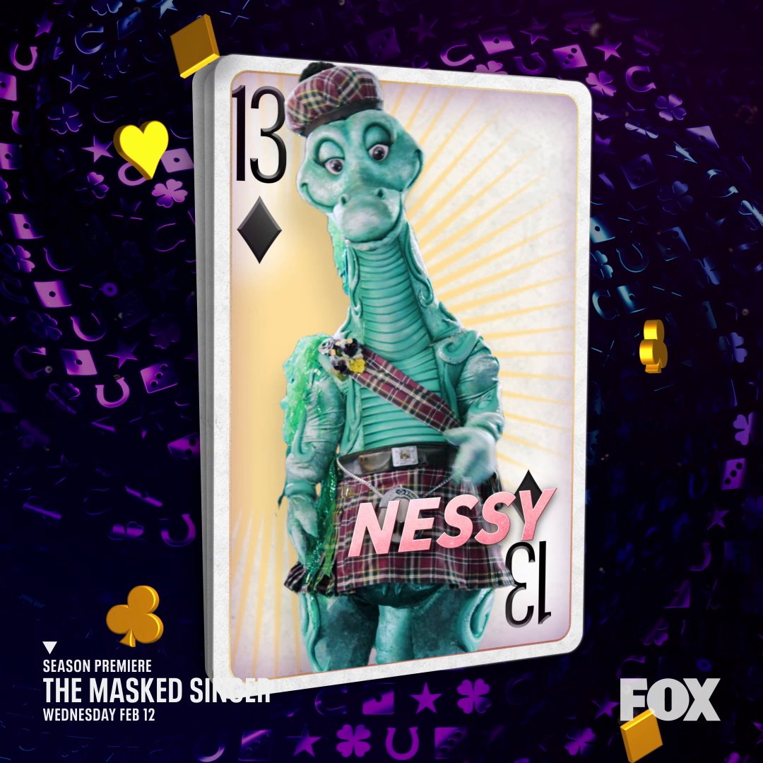 Straight out of magical Scottish waters, it's #NessyMask! Watch the Season 13 premiere of #TheMaskedSinger tonight at 8/7c on FOX!
