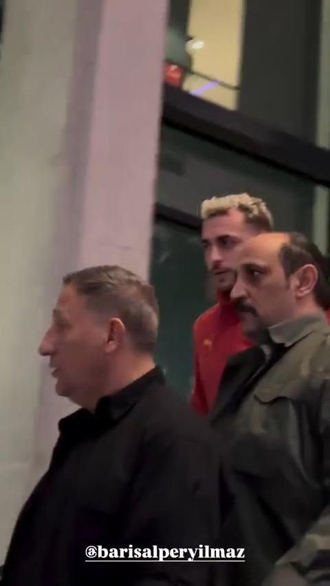💛❤️ Amsterdam'da takımımızın kaldığı otelde Barış Alper Yılmaz.