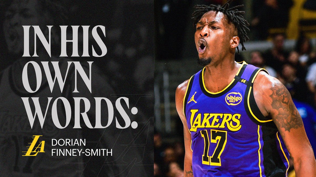 From Virginia to the #LakeShow, Doe breaks down his NBA journey, jersey number, & more. In His Own Words | Dorian Finney-Smith