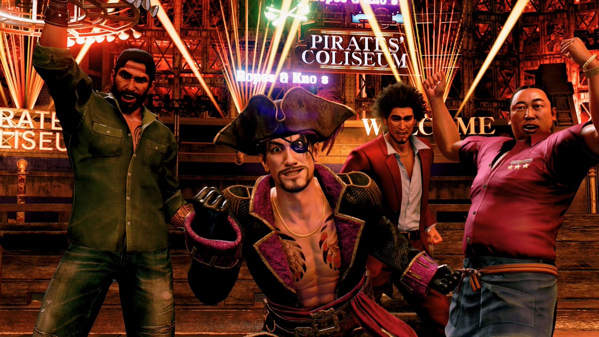 We be nearing the launch of Like a Dragon: Pirate Yakuza in Hawaii and there's still time to pre-order to get Ichiban &amp; Nancy added to yer crew + 2 of Ichiban's iconic outfits🏴‍☠
