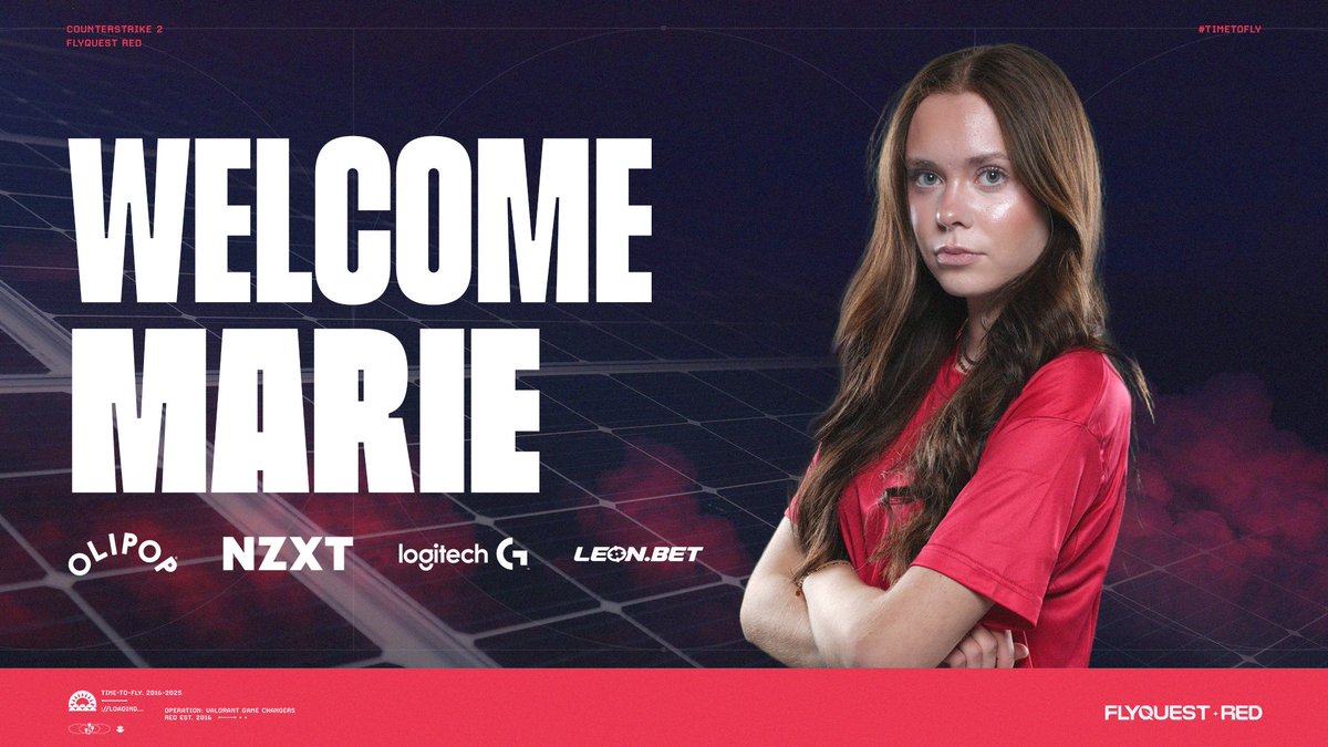 Watch out NA ESL Impact, a new star has entered the scene... Welcome marie💕 to FLY RED! 🍂 🤝 🇩🇰 #TimeToFly