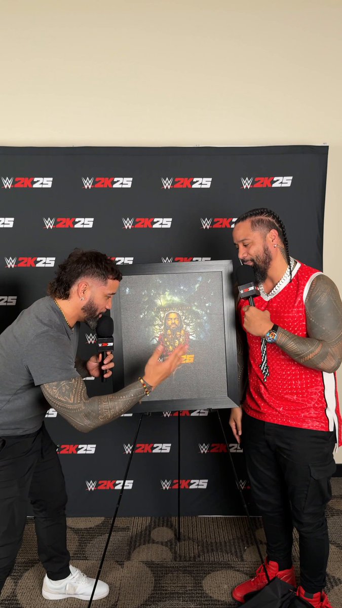 Making the #WWE2K25 cover reveal a family affair with The The Usos 🤙 Drop a YEET if you’re feeling these covers 🙌 Pre-Order TODAY!