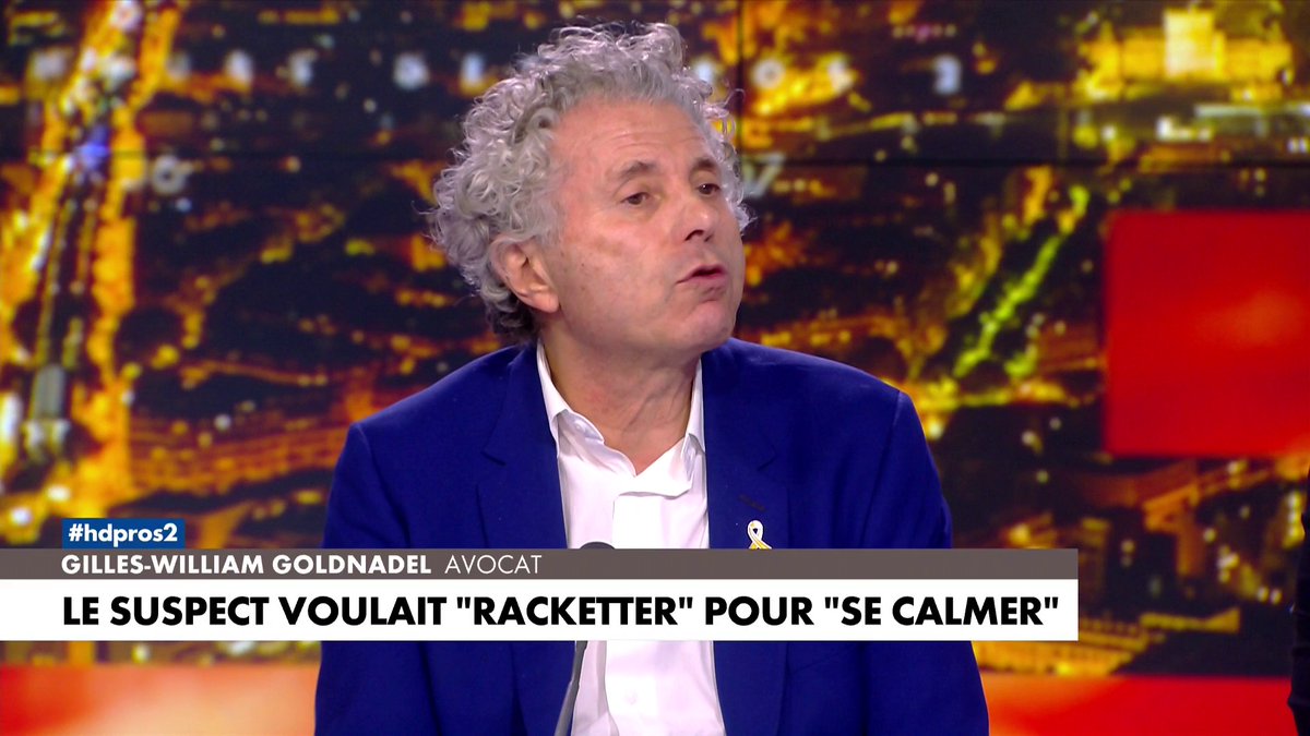 Gilles-William Goldnadel : «En tant qu'avocat et en tant que citoyen, je ne lui trouve pas le moindre commencement d'excuses. C'est un lâche. Je lui souhaite la peine la plus sévère qui ne sera jamais à la hauteur de son forfait et de la douleur qu'il cause aux parents.» #HDPros2
