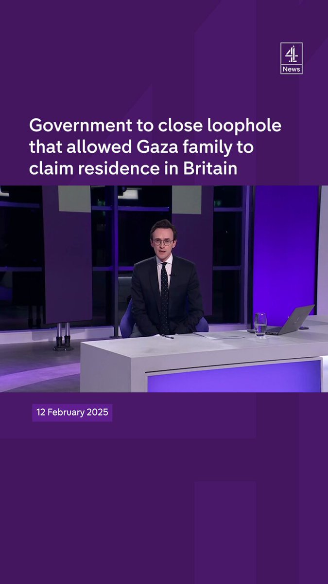 The government says it will close a loophole that allowed a family from Gaza to claim residence in Britain under a plan intended for Ukrainian refugees. An immigration judge had ruled that the human rights of the family of six Palestinians outweighed restrictions in the law.
