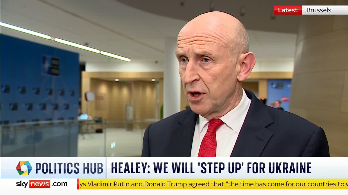 Defence secretary John Healey fails seven times to say if the UK will boost military spending beyond 2.5% when asked by security and defence editor Deborah Haynes. #PoliticsHub 📺 Sky 501 and YouTube