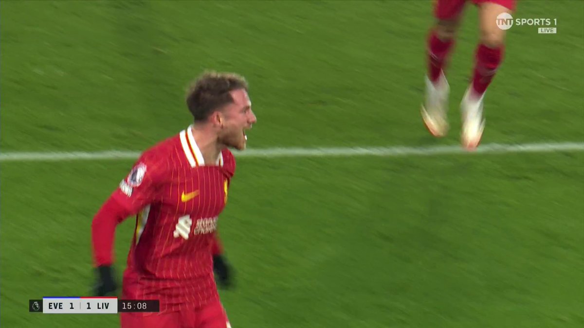 It's an instant response ⏰ Mo Salah's pinpoint cross is finished off by Alexis Mac Allister! 📺 TNT Sports & discovery+ UK