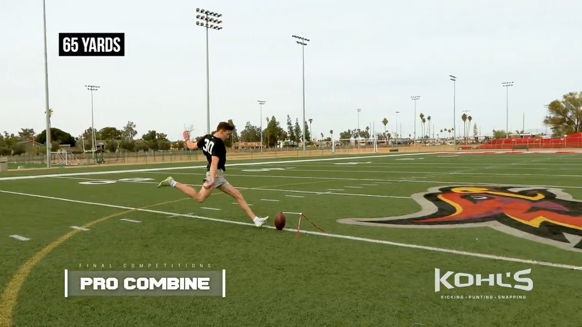 NFL Free Agent Alex Felkins (Alex Felkins) of Penn State had one of the better all-around performances of the 2025 #KohlsProCombine. Felkins was a finalist in the field goal competition, and added an 80-yard kickoff to win the final kickoff competition. Penn State Football // #NFL
