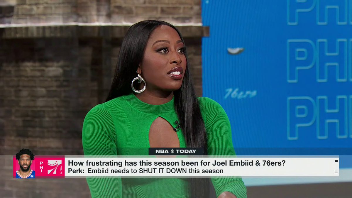 "Their insurance policy failed." 😳 Chiney Ogwumike and Kendrick Perkins think the 76ers should shut down Joel Embiid for the rest of the season.