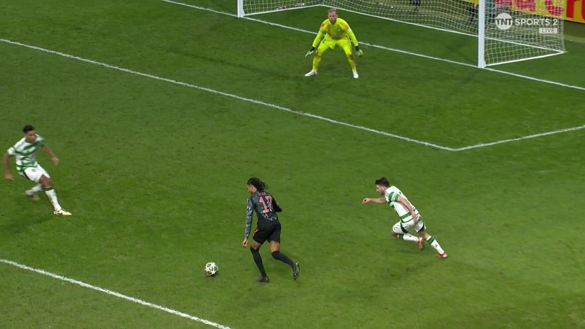 WHAT A ROCKET 🚀 Michael Olise cuts in from the right, and rifles a left footed strike into the roof of the net to give the German side the lead in Glasgow ⚽️ 📺 TNT Sports & discovery+ UK