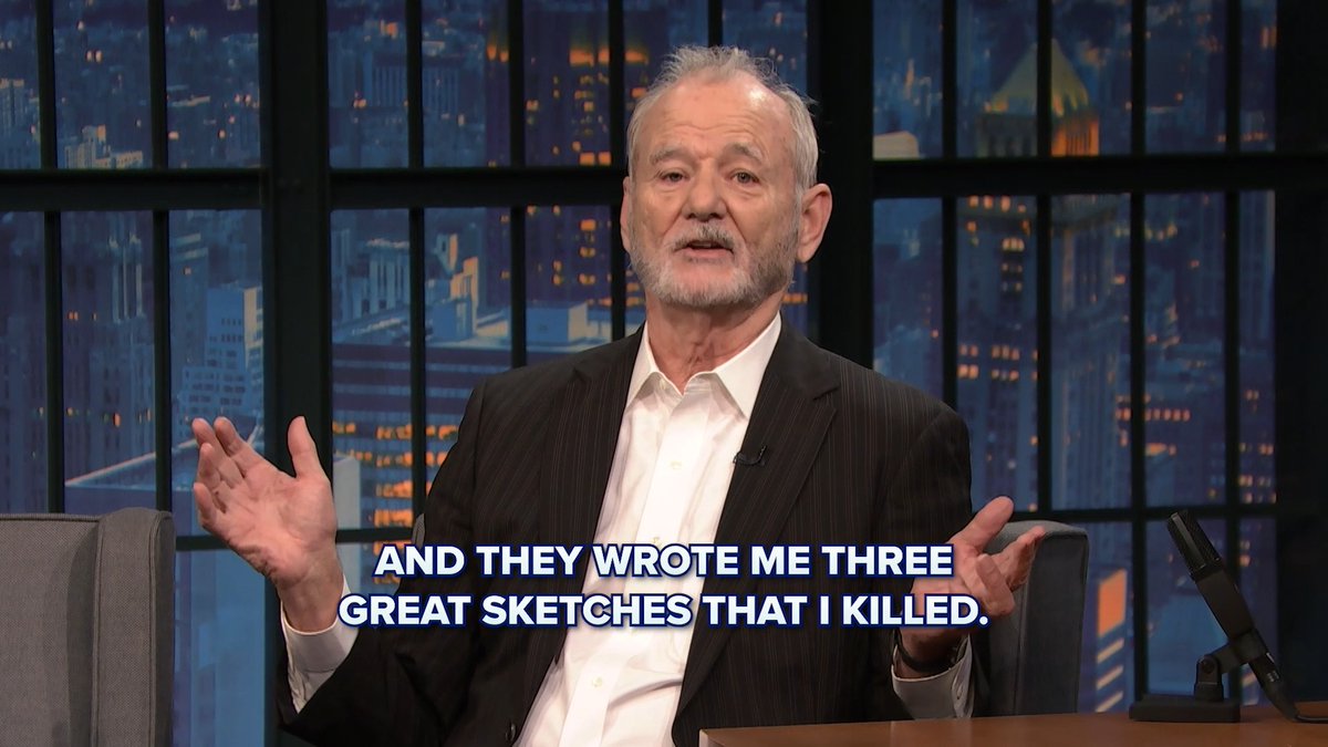 Bill Murray remembers his Saturday Night Live growing pains in 1977.