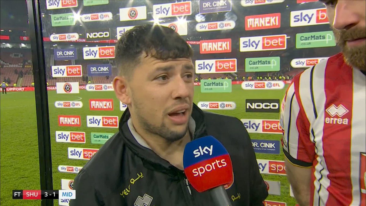 "Buzzing to be back here, scoring goals for the Blades!" 👏 Gustavo Hamer and Ben Brereton Diaz react to Sheffield United's win over Middlesbrough 👇
