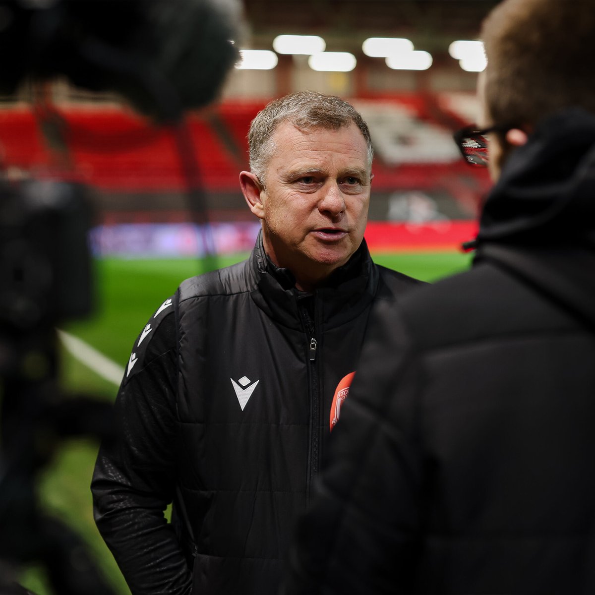 Reaction from the gaffer.