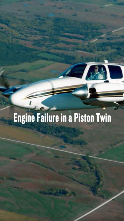 ⚠️ ENGINE FAILURE IN A PISTON TWIN ⚠️ How Garmin Smart Rudder Bias tech can help in a one engine inoperative situation.
