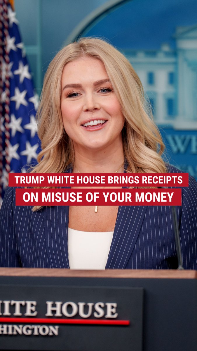 ‘BROUGHT RECEIPTS’: White House Karoline Leavitt Karoline Leavitt lays out, point blank, what DOGE has exposed about how Americans’ taxpayer money is being used, saying, “I can continue to go through these,” as Musk picks apart Big Brother with a fine-tooth comb.
