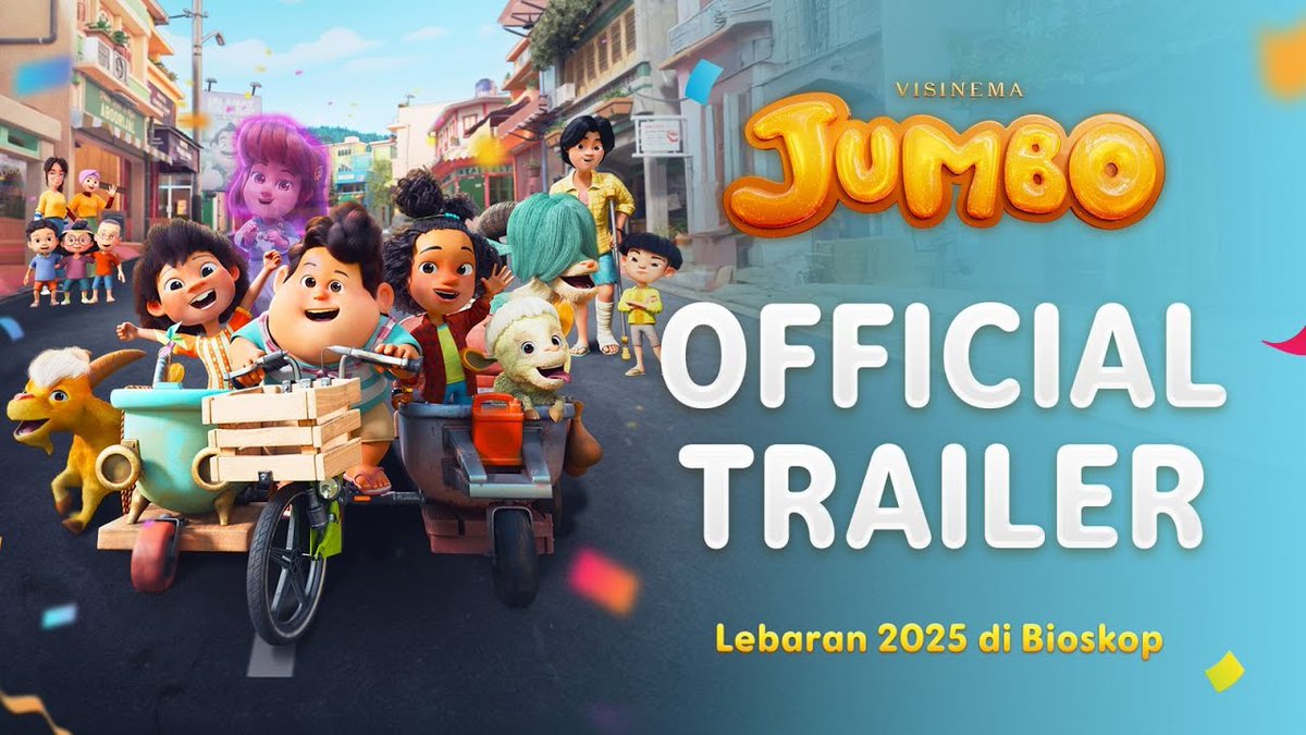 Kualitas film animasi Indonesia udah sekeren ini. Hepi bangett!! JUMBO, Lebaran 2025 ❤️