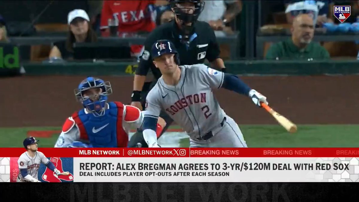 "This changes the American League East because the Boston Red Sox now have a legitimate lineup to threaten that of the New York Yankees." - Jon Morosi on Alex Bregman's reported deal with the Red Sox