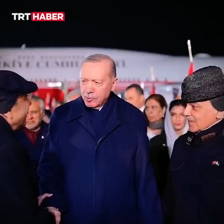 Pakistan hükümetinden Cumhurbaşkanı Erdoğan'ı karşılama töreni için 'Dombra'lı klip.