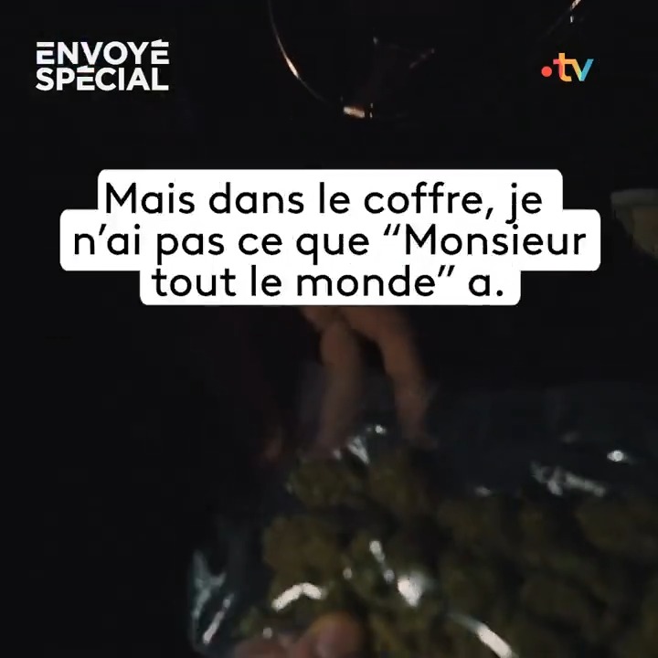 🔴 La technique de ce jeune livreur de drogue : avoir l’air d’un “Monsieur tout le monde” pour dissimuler du cannabis dans sa voiture. 📺 “Drogue à domicile” ce soir dans #EnvoyéSpécial ⏯