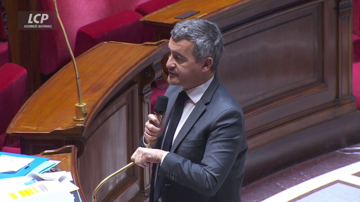 "Comme d'habitude, vous êtes dans l'invective, dans des propos ignominieux", répond Gérald DARMANIN à David Guiraud (LFI), dénonçant son "extrémisme". "Vous êtes loin d'être un homme courageux. [...] Vous êtes très peu fréquentable." #DirectAN