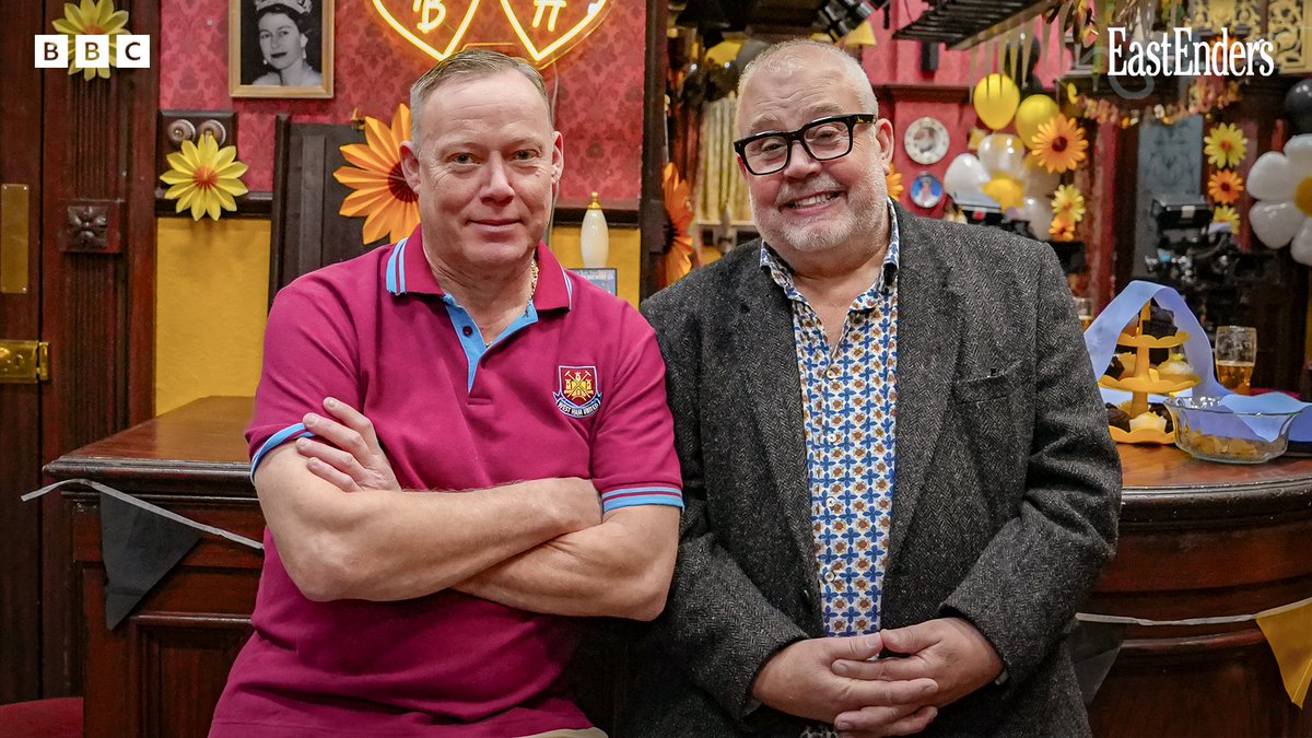 A surprise and fleeting visit from two old friends, Gary and Minty! How lovely it was to have them back on The Square! #EastEnders