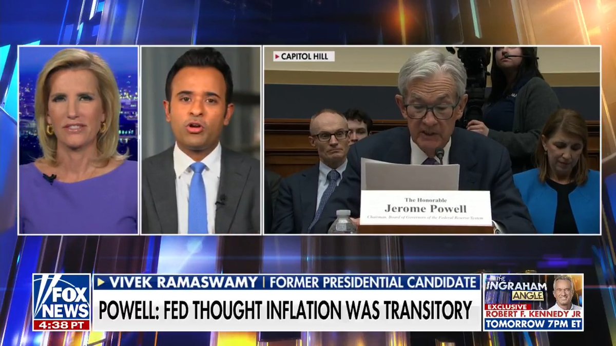 ‘The Federal Reserve has 23,000 employees. Cut 90% of them, and it would actually do a better job.’ — Vivek Ramaswamy exposing government waste.